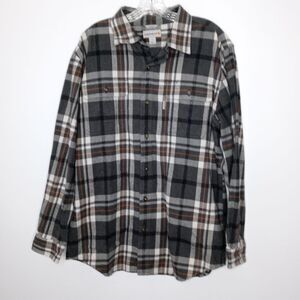 Carhartt flannel button down shirt